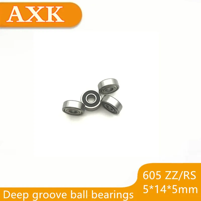 2023 10pcs/lot 605 605zz 605rs 605-2z 605z 605-2rs Zz Rs Rz 2rz Deep Groove Ball Bearings 5 X 14 5mm Abec-5 For Toy/machine