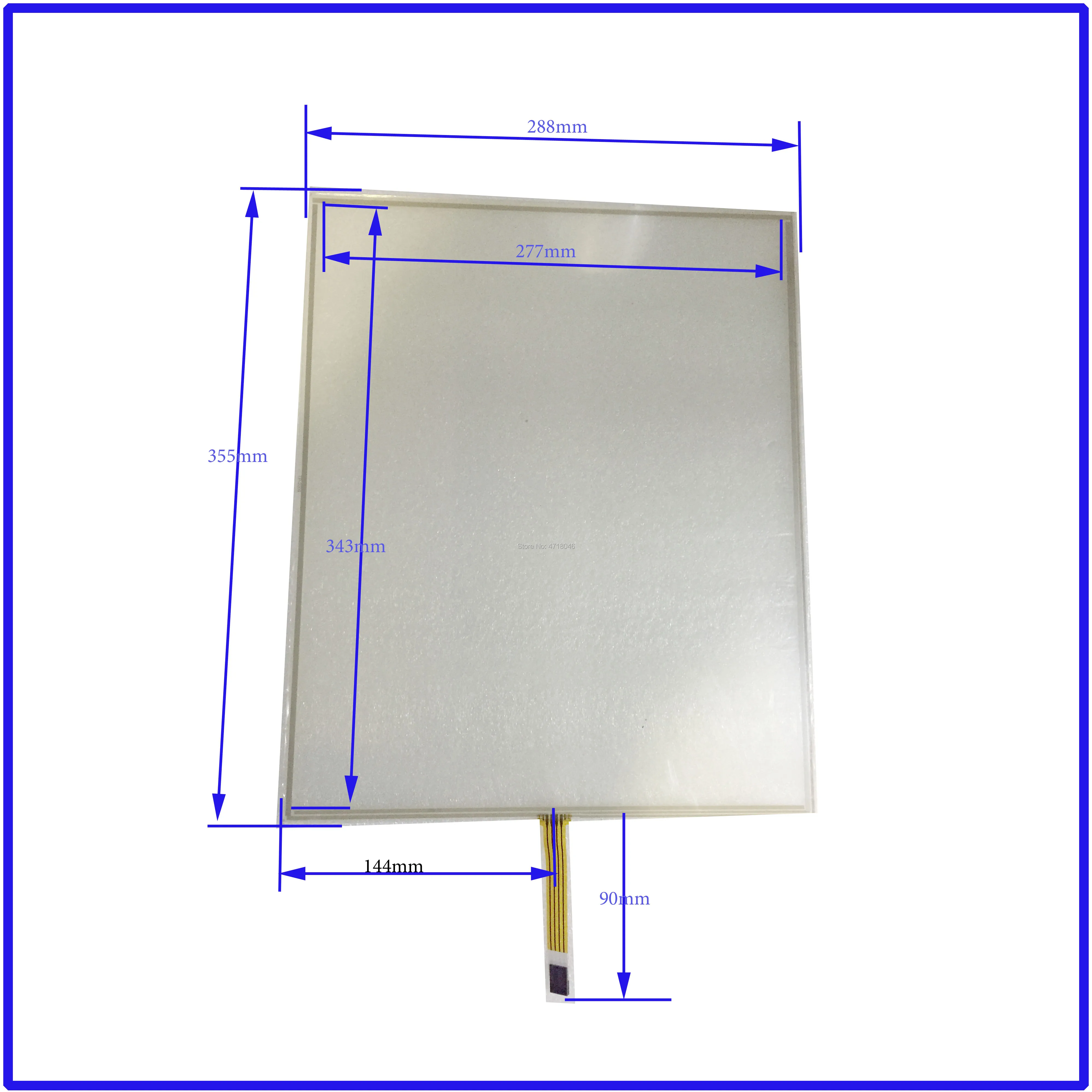 

288*355mm 17inch 4lines resistance screen this is compatible 288mm*355mm Industrial application