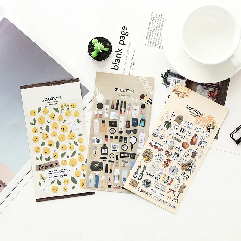 SIXONE Sticker Stationery Lovely Soldiers Diary Decoration Sticker Group Concise Modern Wind Hand The Account Posted