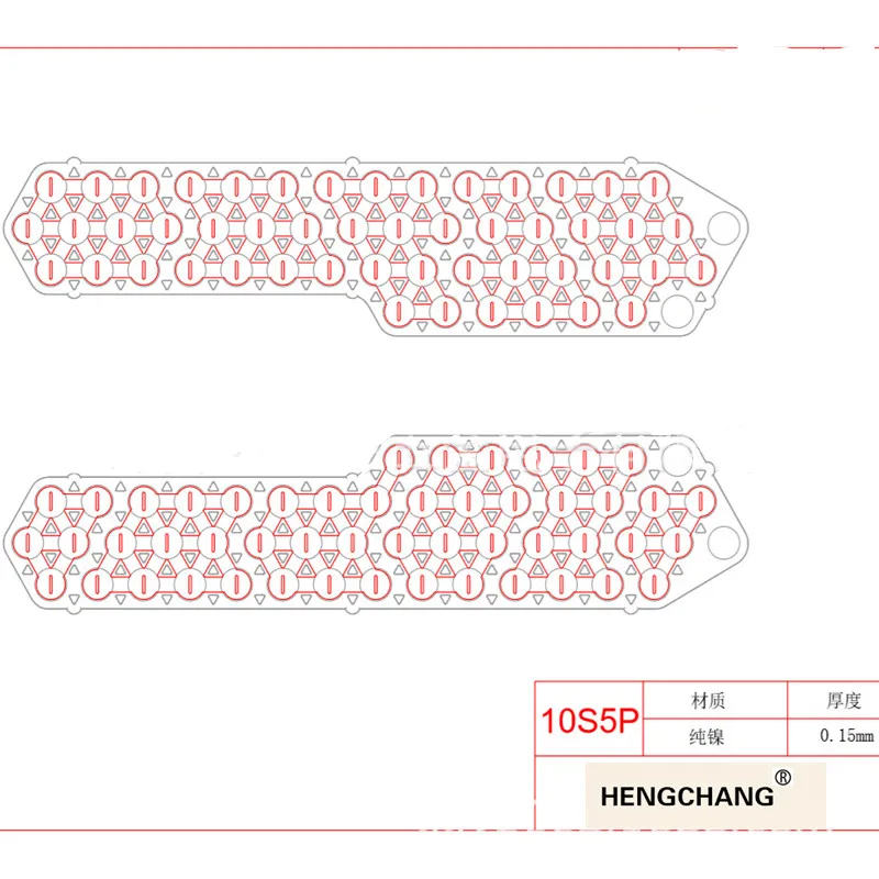 18650 uchwyt na baterię taśma niklowa DIY uchwyt HaiLong nikiel szerokość 6mm 10s5p 36V nikiel 0.12