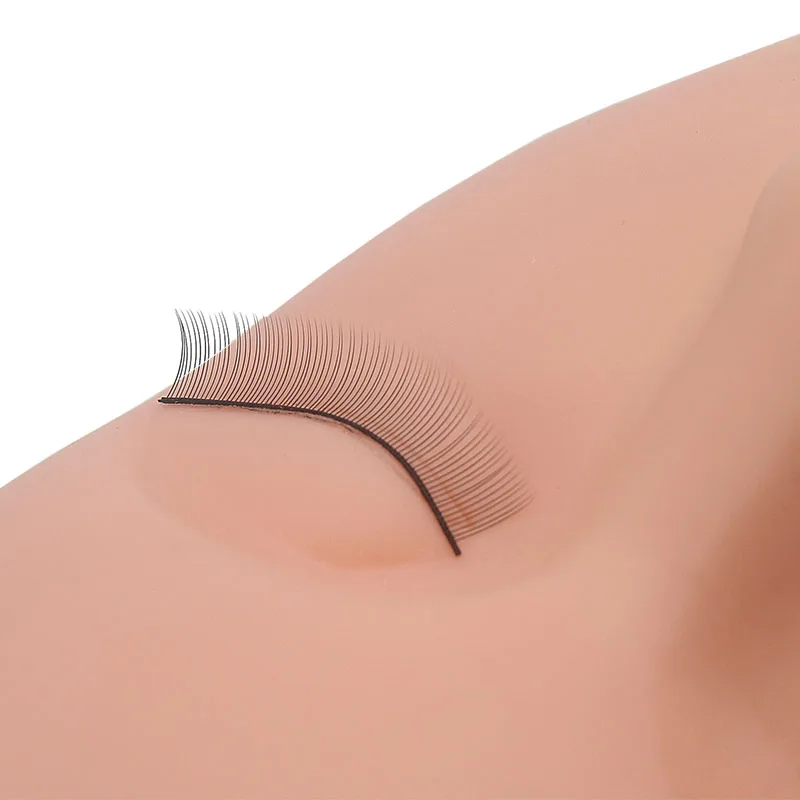 Kimcci 1pc Eyelashes Extension Training Mannequin Head Makeup Practice Model Fake Mannequin Head Model Massage Lashes Grafted