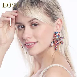 Earrings For Women Acrylic Boho Acetate Drop Dangle Geometric Earings Fashion Big Jewelry Bohemian Dangle Accessories jewellery