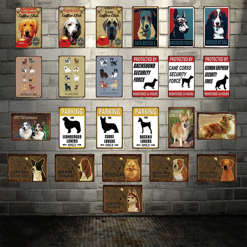 [Kelly66] собака каждый день лучше с Хаски металлический знак оловянный плакат домашний Декор Бар настенная живопись 20*30 см размер Dy58