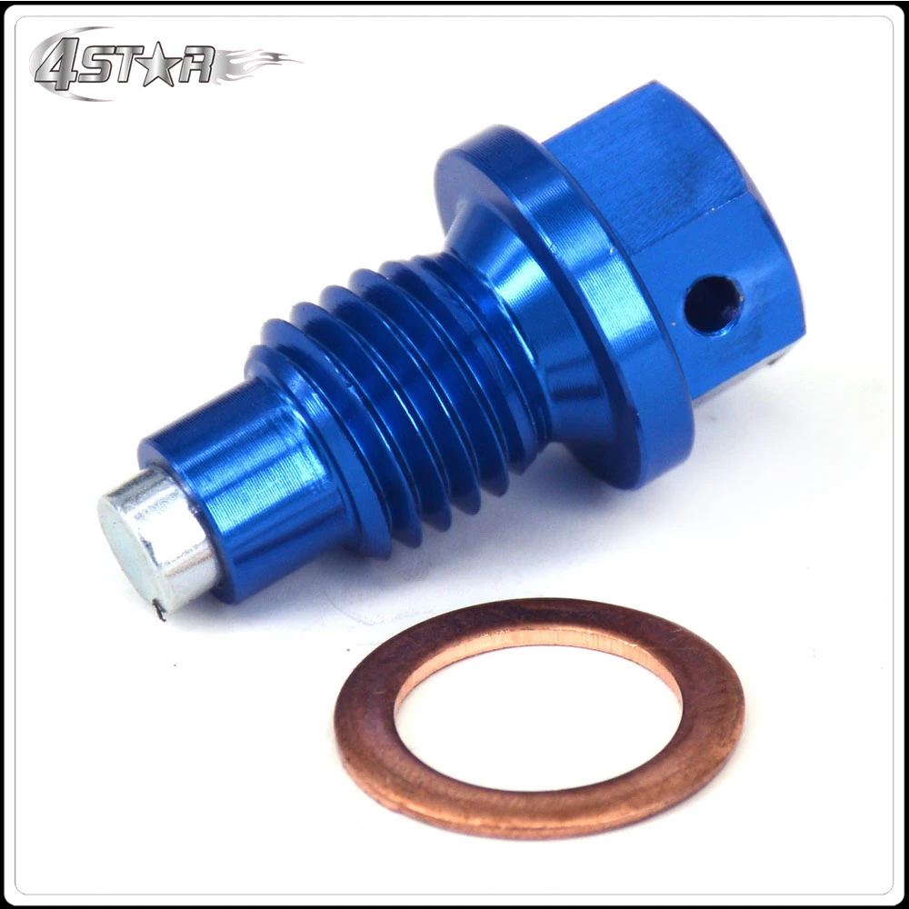 CNC Billet Aluminum Magnetic Oil Drain Plug Bolt For Husqvarna TC125/250 TE125-300 FC250-450 FE250-501 14-20 TX/FX 125-450 17-20