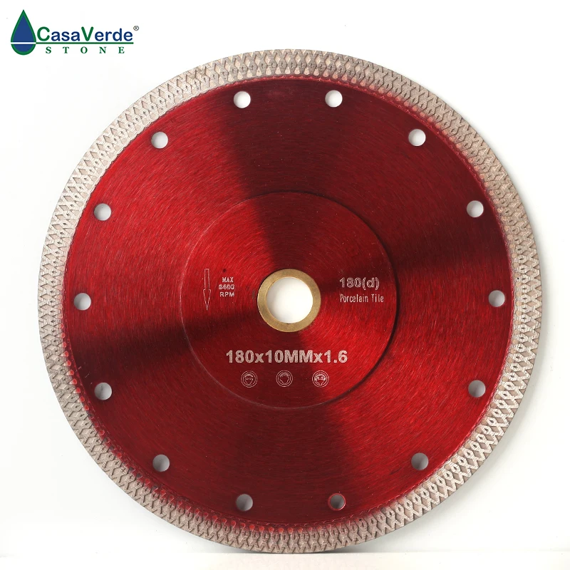 Free shipping DC-SXSB05 7 inch diamond porcelain saw blade 180mm for ceramic tile cutting