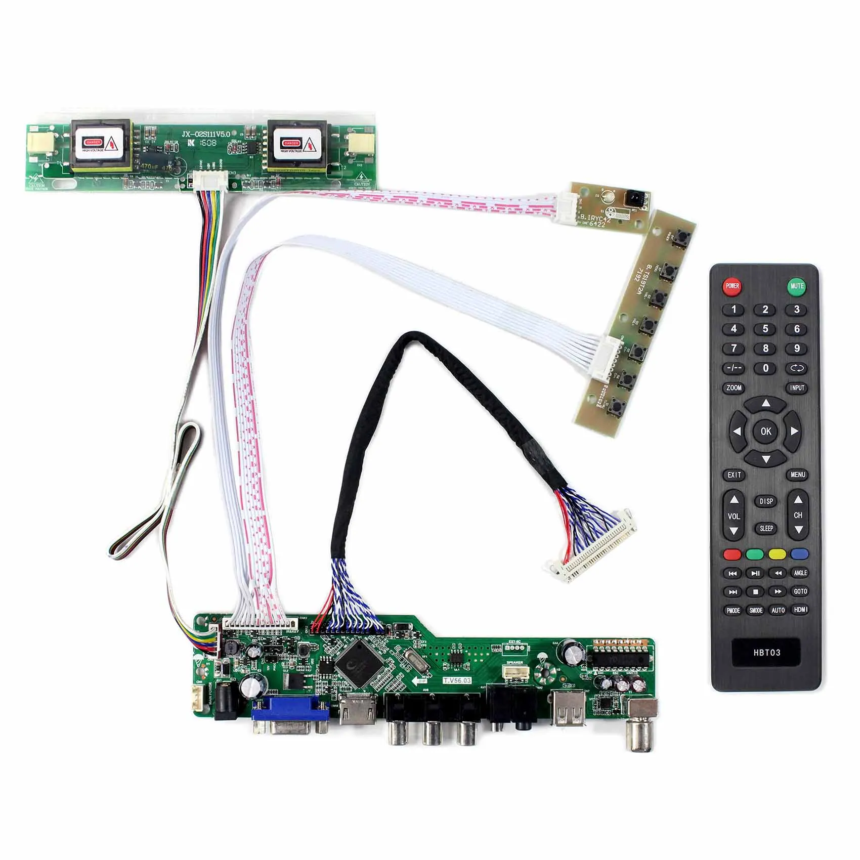 

HD MI VGA AV USB LCD Controller Board work for M215H1-L01/L02 M215HW01 V2/V5/V7/VC LM215WF1-TLC1/TLD1 /TLE1 LM215WF2-SLC1/SLD1