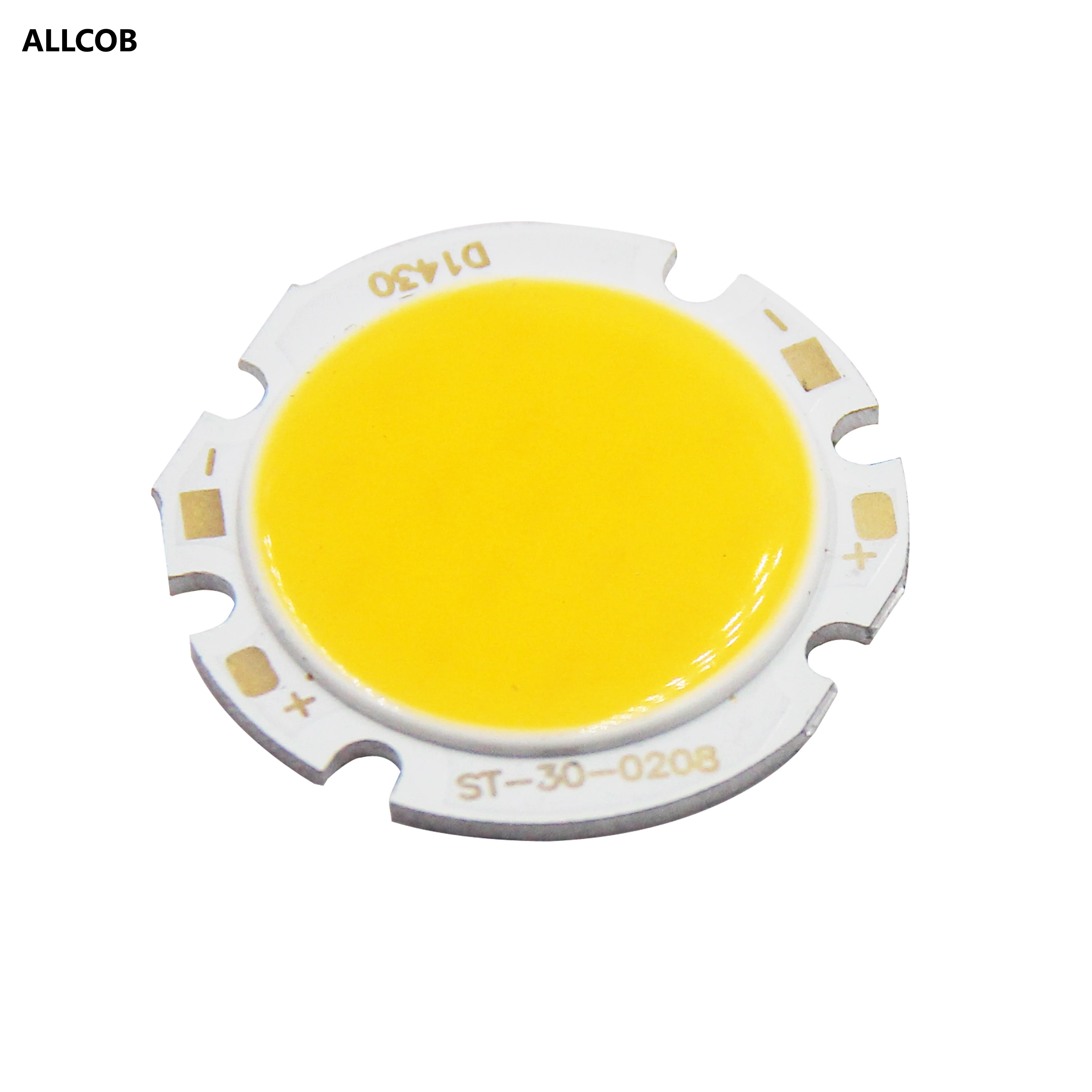 Round Aluminum LED Light Source Module, COB Lâmpada para Interior, DIY Cob Chip, 3W, 6V, 7V DC, 30mm, Promoção