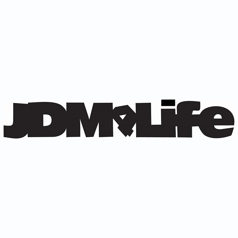 

For Jdm 4 Life Car Decal Funny Car Vinyl Window Sticker JDM Racing Turbo Vinyl Decor Decals