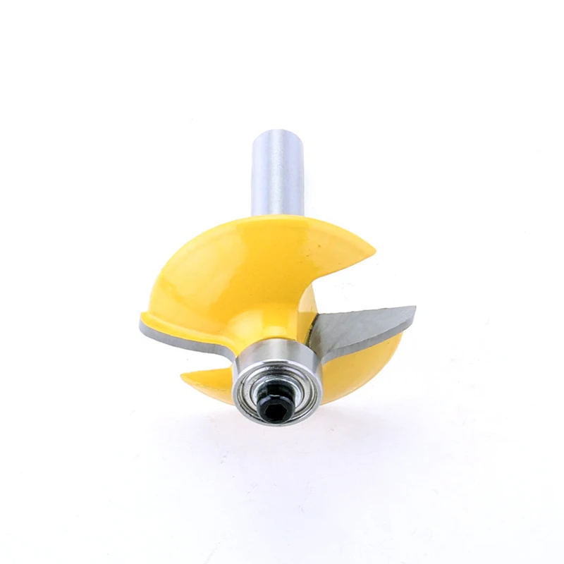 CHWJW 1PC 8mm Shank Ogee Euro Style Door Front Edging Router Bit Trimming Wood Milling Cutter for Woodwork Cutter Power Tools