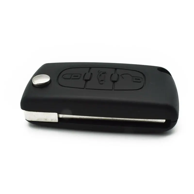 3 Button Remote Flip Key Shell Case For Peugeot Expert Partner CE0523