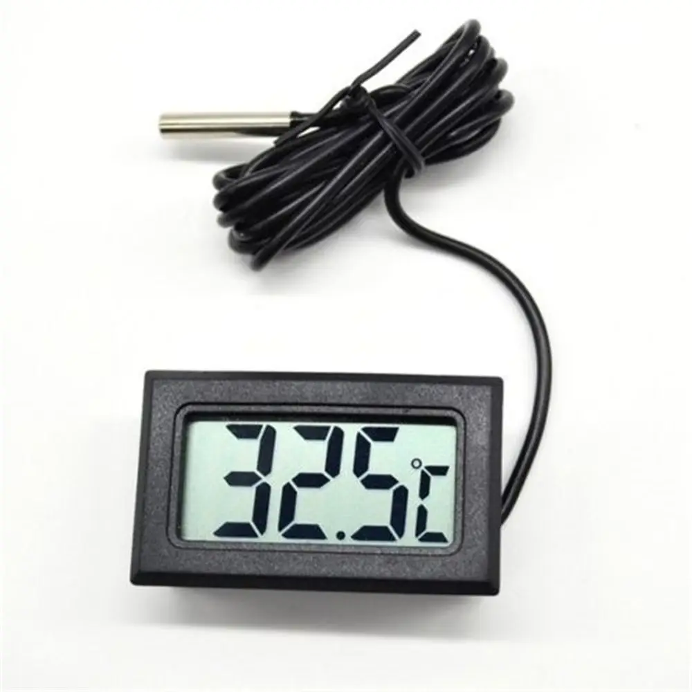 New Digital LCD Display Water Thermometer Gauge for Probe Temperature Aquarium Tank Pool Refrigerator Home Thermometer