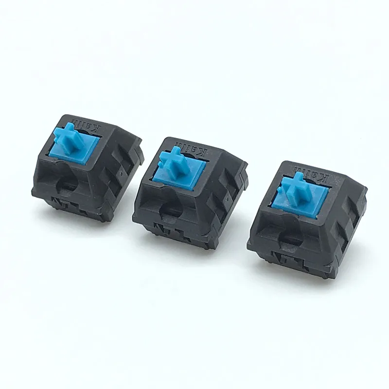 

Kailh KT Switches Traditional Mechanical Keyboard Switch Blue Shaft 50gf Clicky