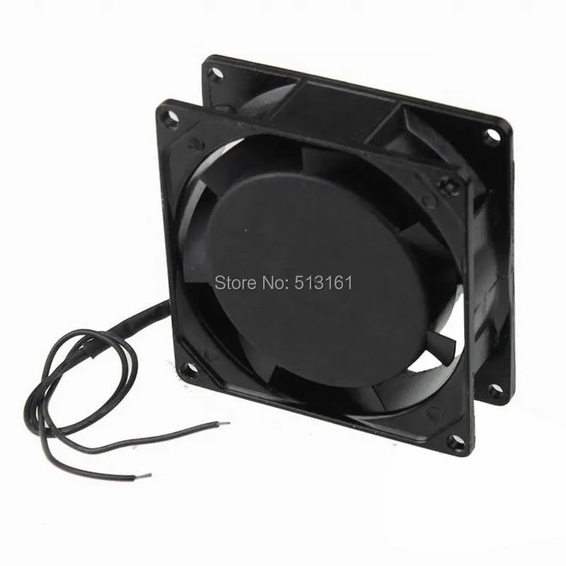 5 cái/lốc 8 cm AC 220 v 240 v 0.1a 2 dây Làm Mát Fan 8025 Bóng Mang Động Cơ 8025 s
