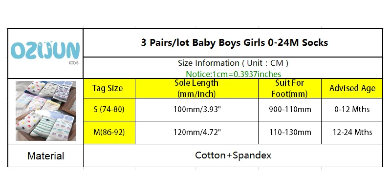 3 Pairs A Lot Baby Boy Girls 0-2 Years Double Lining Short Socks Newborn Soft Touch Socks Infant Floral Star Pattern Socks