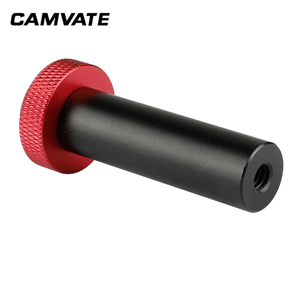 CAMVATE 15mm Micro Rod Camera 15mm Rods 2 inch with 1/4\'\' Thread Locknut For Camera Accessories Monitor Flashlight Video Light