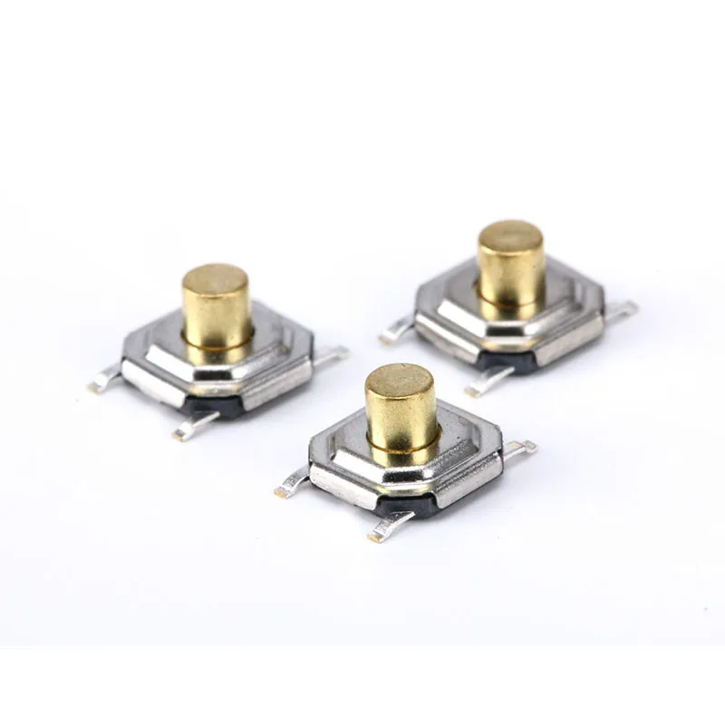 100 pcs/Lot 4X4X3MM Tactile Tact Push Button Micro Switch Momentary 4*4*3MM SMD Button Switch