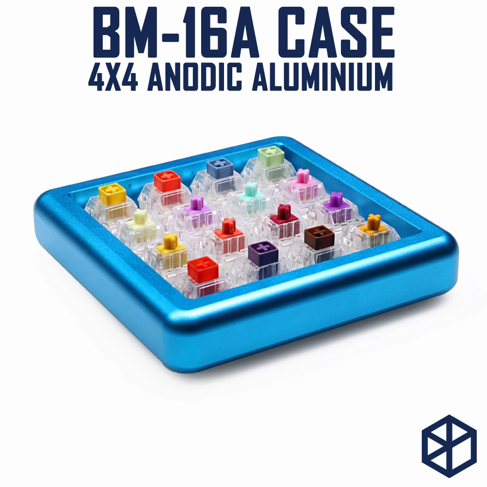 

Anodized Aluminium cubic case for bm16a bm 16 bm16 keyboard acrylic panels stalinite diffuser can support Rotary brace supporter