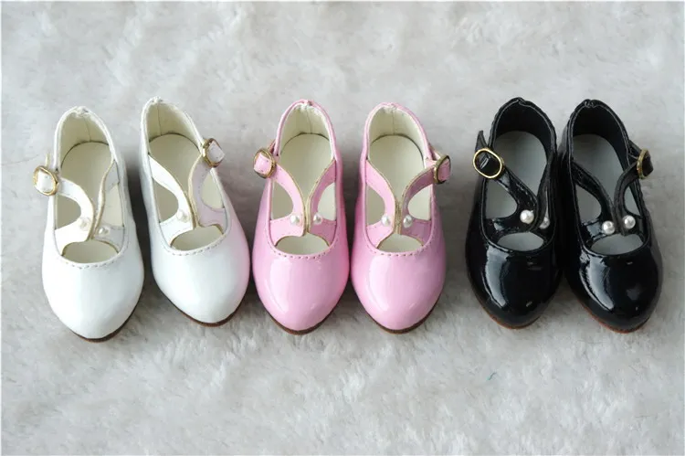 

JS-085 Fashion MSD Doll Shoes 1/4 BJD Mini dolls shoes 6cm PU leather Shoes for Dolls High Quality Doll Accessories