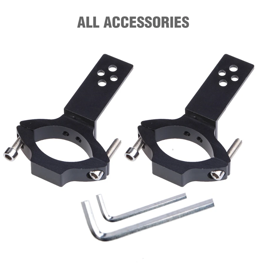 TG13 Motorcycle Headlight Bracket Tube Fork Spotlight Holder Clamp Universal Mount for Cafer Racer Chopper