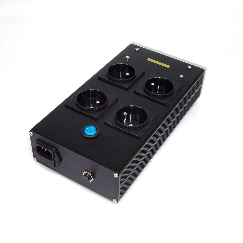 EU-4P التيار المتناوب الطاقة EMI تصفية مكيف الطاقة لتنقية الطاقة حماية الطفرة مع الاتحاد الأوروبي مأخذ التيار الكهربائي تمديد المقبس