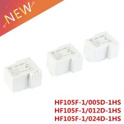 105F-1-005D-1HS 105F-1-012D-1HS 105F-1-024D-1HS Relay HF- JQX-105F-1- 005D 012D 024D-1HS DC5V 12V 24V normally open 30A
