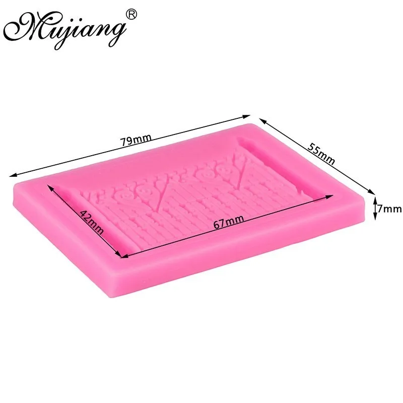 3D Door Window Silicone Mold Frame Cake Border Fondant Cake Decorating DIY Fence Cookie Baking Candy Chocolate Gumpaste Moulds