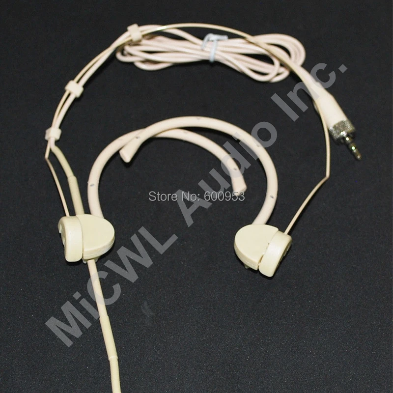 Pro Wireless Stage Song Headset Microphone For MiPro Wireless Microphones System Beige Folding SP12