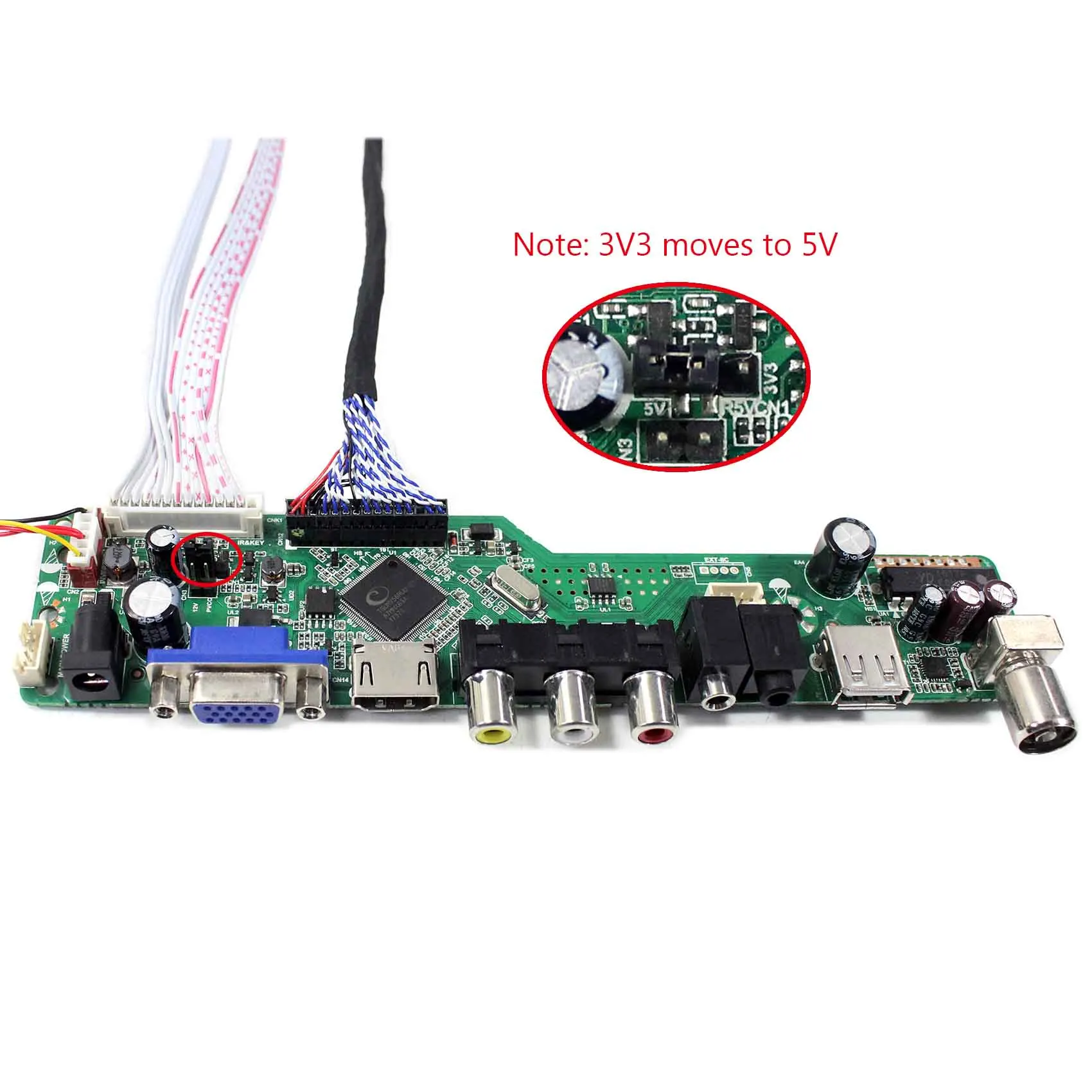 Плата контроллера ЖК-дисплея 18,5 дюйма G185HAN01.0 G185HAN01.1 1920x1080