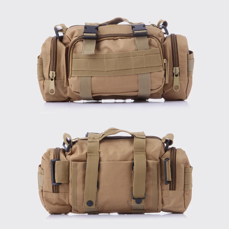 Outdoor Sports Tactical Shoulder Camera Bag Camping First Aid Kit Camouflage Multi-function Magic Pockets Army Man Women Package