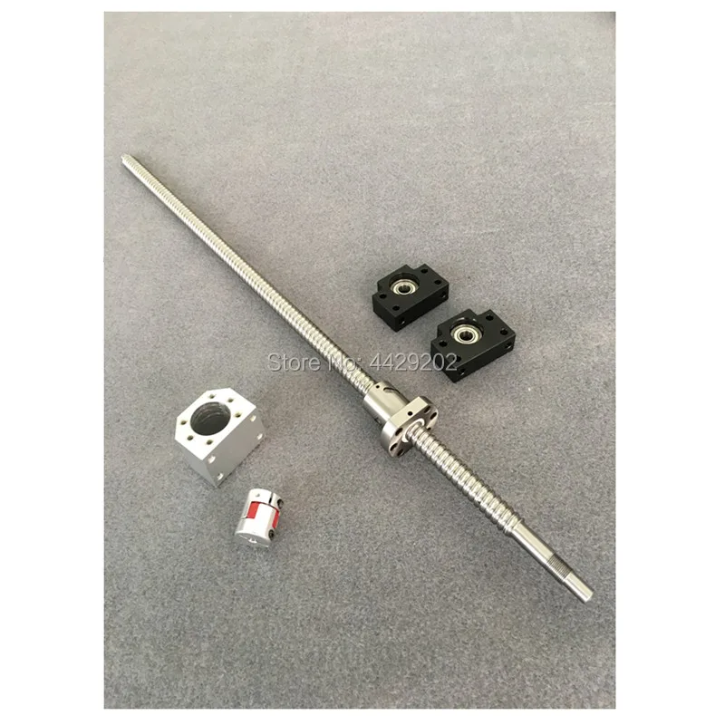 Square Linear guide rail 6 set HGR20 - 400/1000/1500mm ballscrew + SFU2005 - 400/1000/1500mm + BK/BF15 CNC part