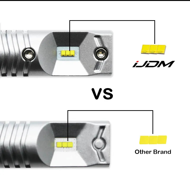 IJDM 6000K beyaz Canbus hiçbir hata Volkswagen LED 1156 Volkswagen Volkswagen MK6 için LED ampul gündüz farları 12V
