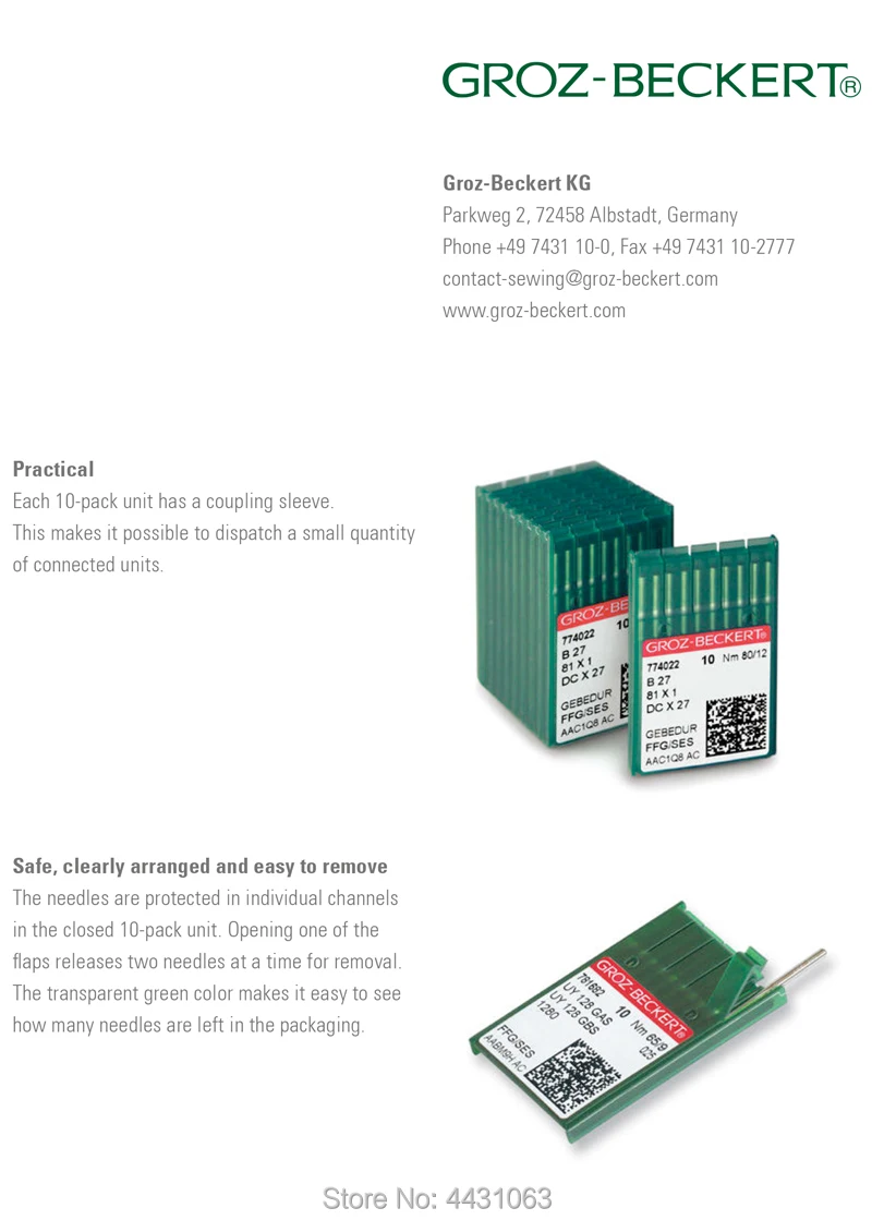 134 134KK LR German Groz-Beckert JOJOSEW Brand Needles 80/12 90/14 100/16 110/18 125/20 130/21 140/22 Sewing Machin