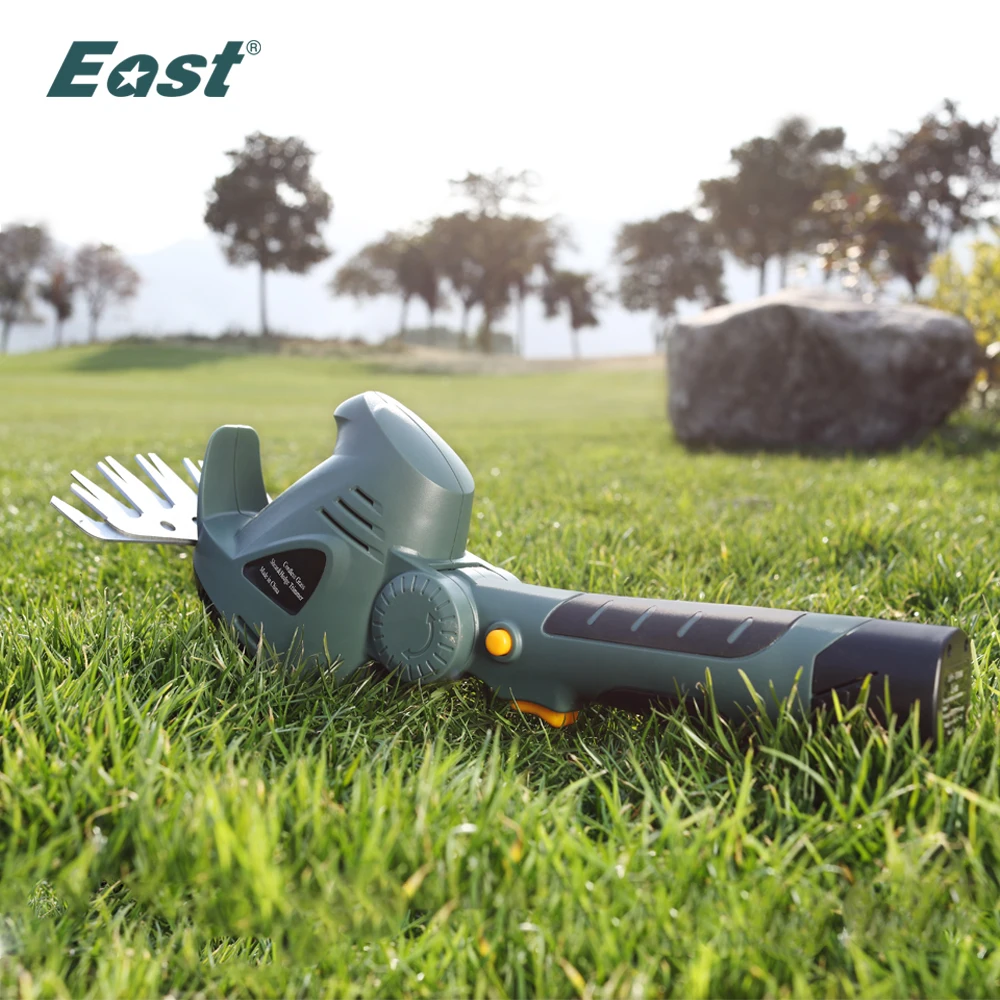 East Garden-أداة كهربائية لقص العشب اللاسلكي ، 10.8 فولت ، ليثيوم أيون ، أداة تنقية بدون مقبض ، جزازة العشب الصغيرة ، مصنع ET1007B