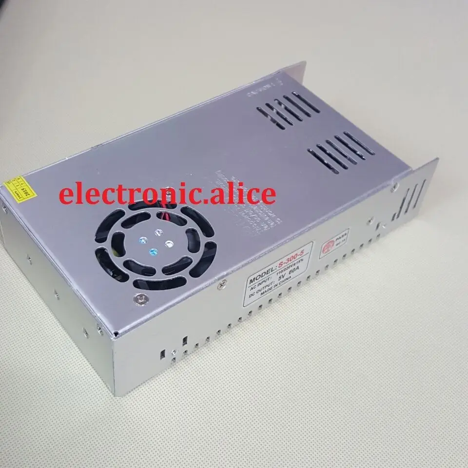 

5V 60A 300W power supply 5V 300W LED driver transformer 300w,AC110V 220V to 5v lighting transformer for led strip