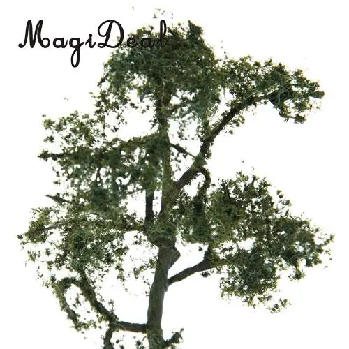 MagiDeal High Simulation 1Pc Model drzewa Sycamore na ulicę tor kolejowy kolejowy krajobraz z szynami kolejowymi ogród Park krajobraz układ