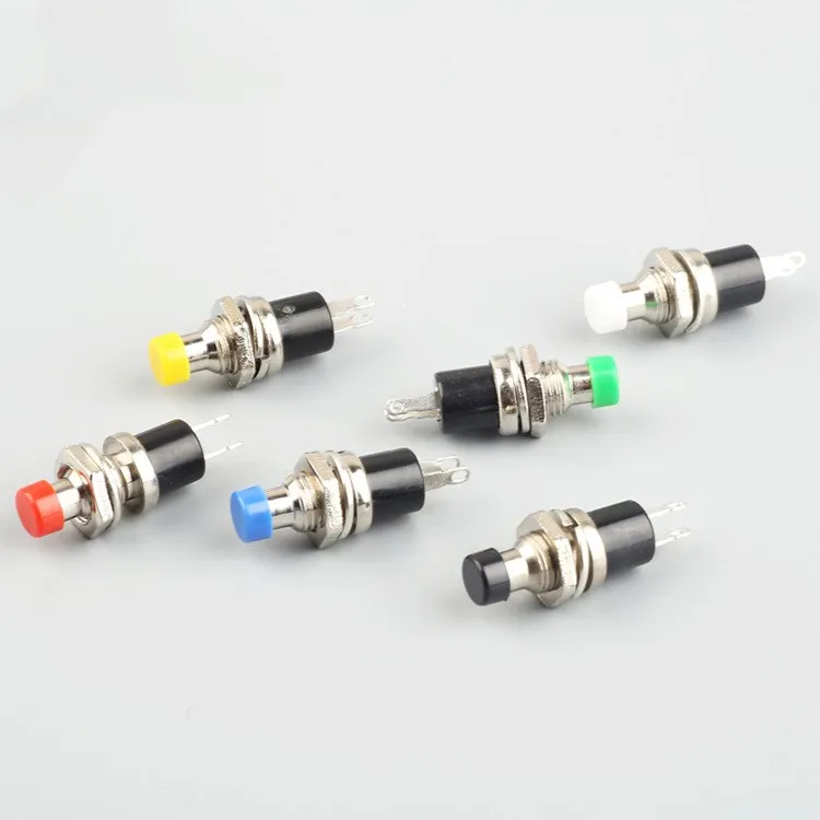 10Pcs 7mm Normally Closed/Open Mini Momentary Push Button Switch SPST PBS-110