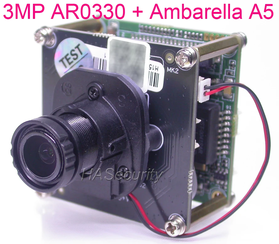 IP-камера видеонаблюдения Aptina AR0330 CMOS + Ambarella A5, 2048x1536, 1/3 МП