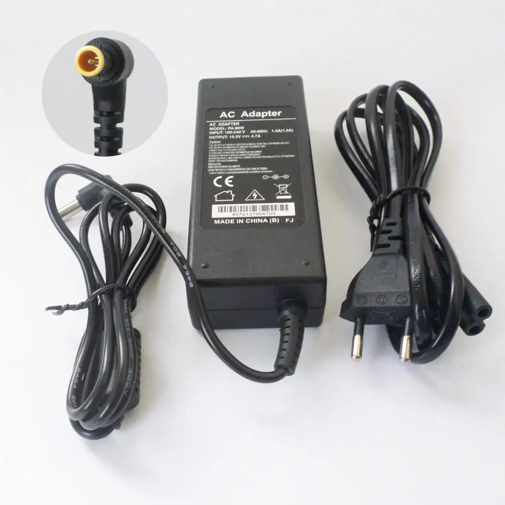 

90w AC Adapter For Sony VGN-CS VGN-FW VGN-SZ VGN-BX VGN-FE VGN-FS PCG-6G4L PCG-792L PCG-802L Power Supply Cord Battery Charger