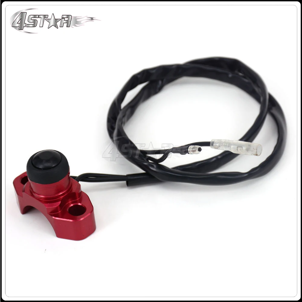 Billet CNC Universal Engine Stop Start Kill Switch Button For CR125 CR150 CR250 CR500 CRF230 CRF250 CRF250X CRF450R Motorcycle