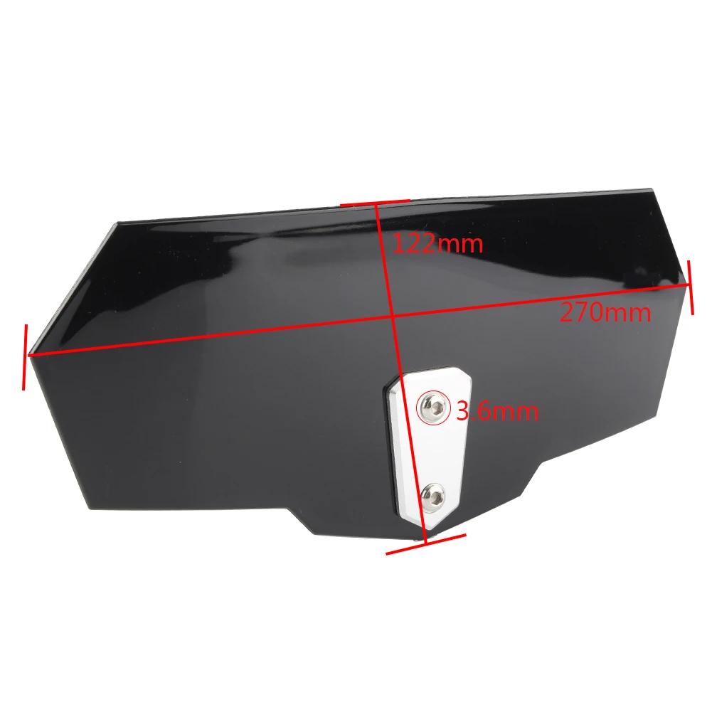 Universal Clip On Windshield Windscreen Windproof For S1000RR ZX10R ZX12R YZF-R1 Adjustable Motorcycle Additional Accessories