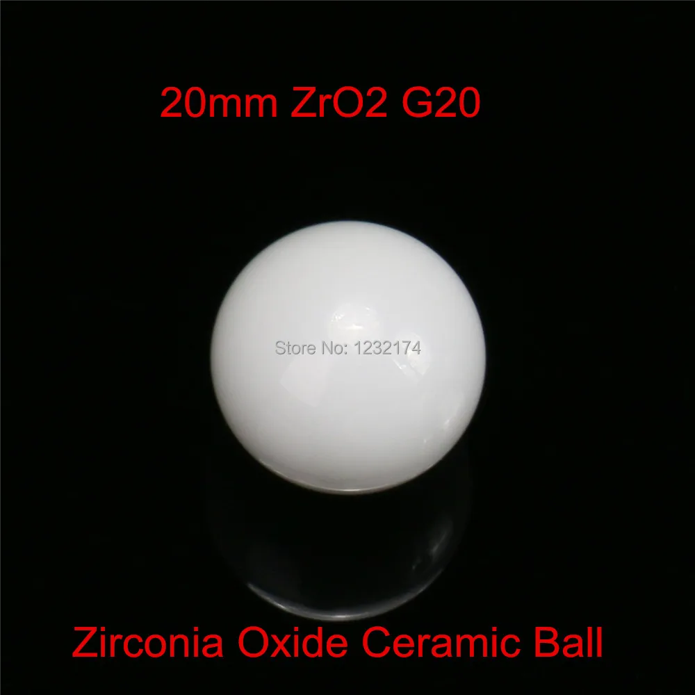 

20mm ZrO2 Zirconia Oxide Ceramic Ball G20 25pcs + 5mm Zirconia cermic balls 200pcs