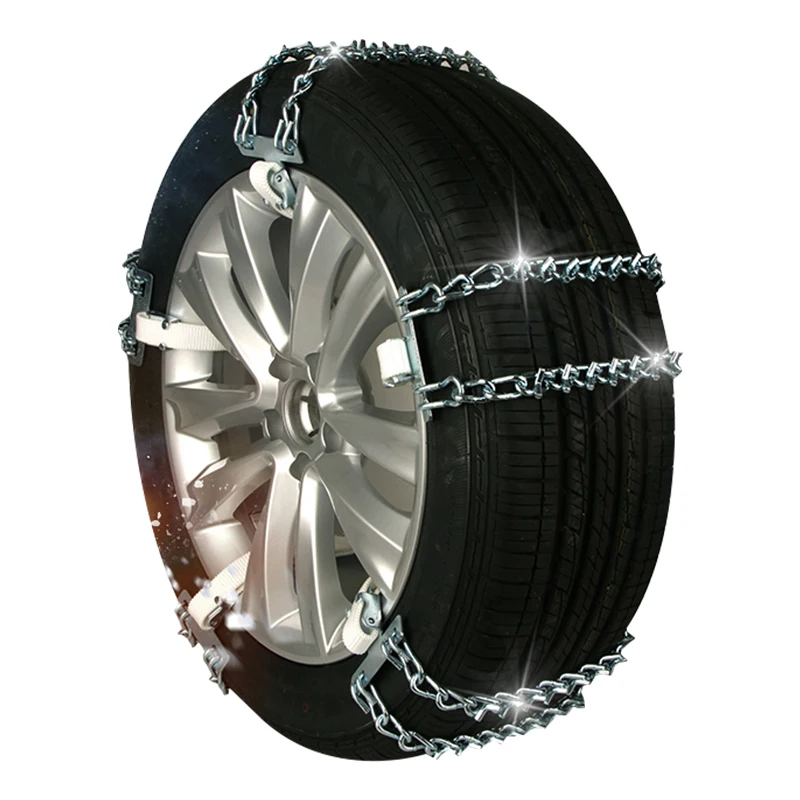 Universal Car Tire Snow Chain Metal Snow Chain Bold Manganese Steel Broken Ice Nail Wear-resistant Mud Snow Sand Car Accessories