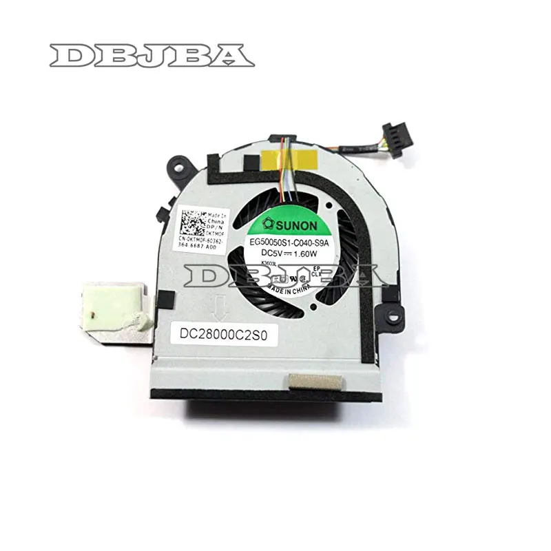 New CPU Cooling Fan Cooler For Dell XPS 12 9Q23 KTM0F 0KTM0F DC28000C2S0 laptop cooler fan