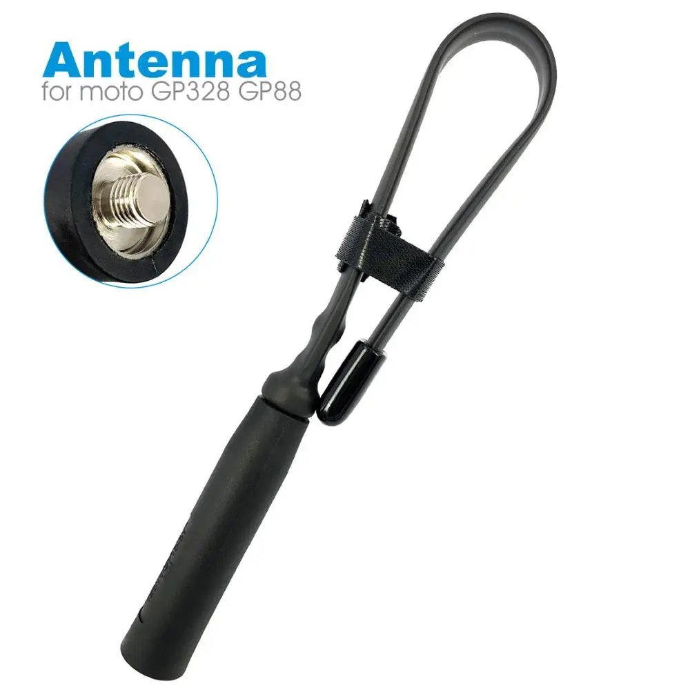 

Folding Tactical Antenna For Motorola GP340 GP338 GP88 GP3688 GP328 GP88 HT750 Walkie Talkie Dual Band VHF UHF 8W Antenna