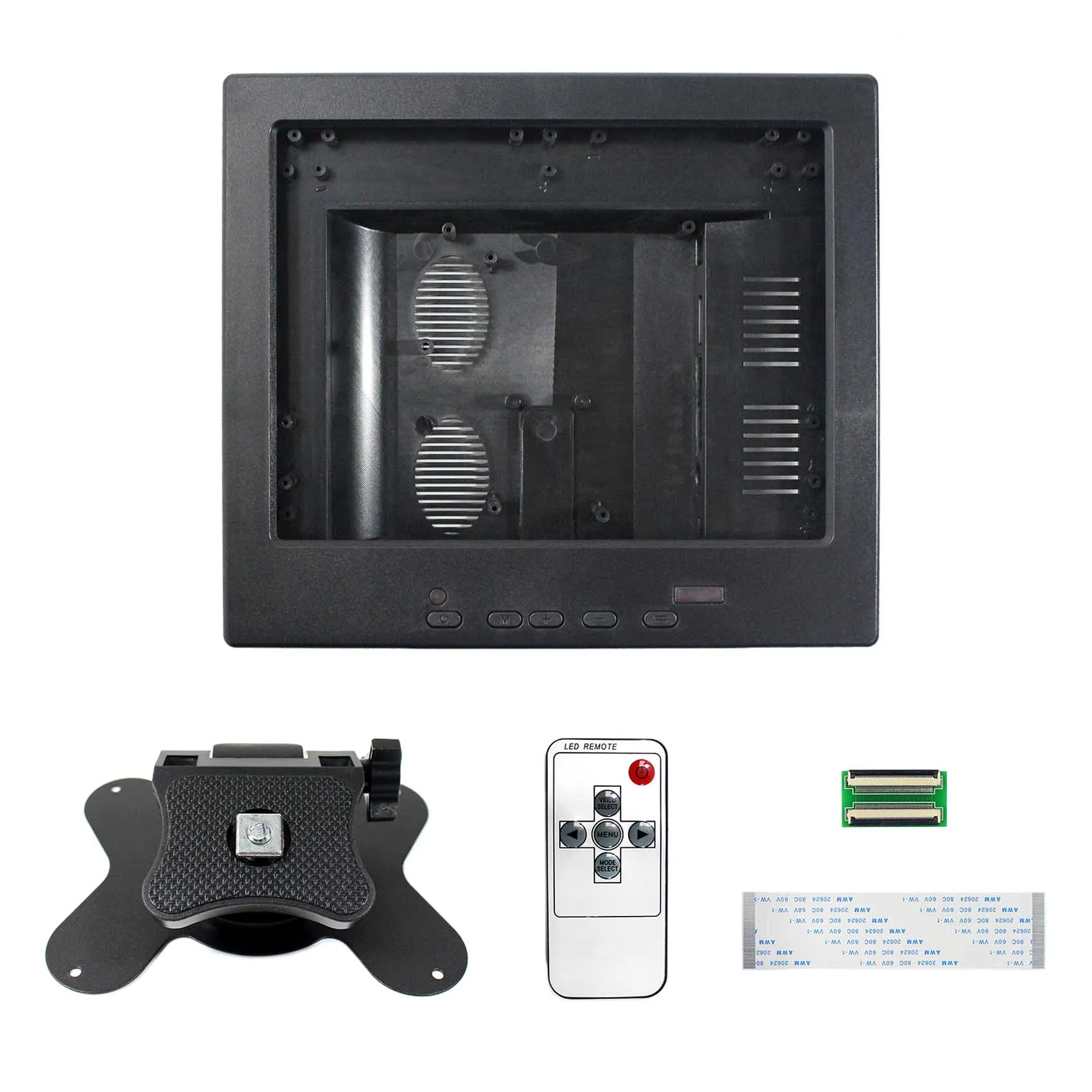 Capa de plástico para monitor lcd, 8 polegadas, 4:3, tela lcd, compatível com at080tn52 EJ080NA-05A