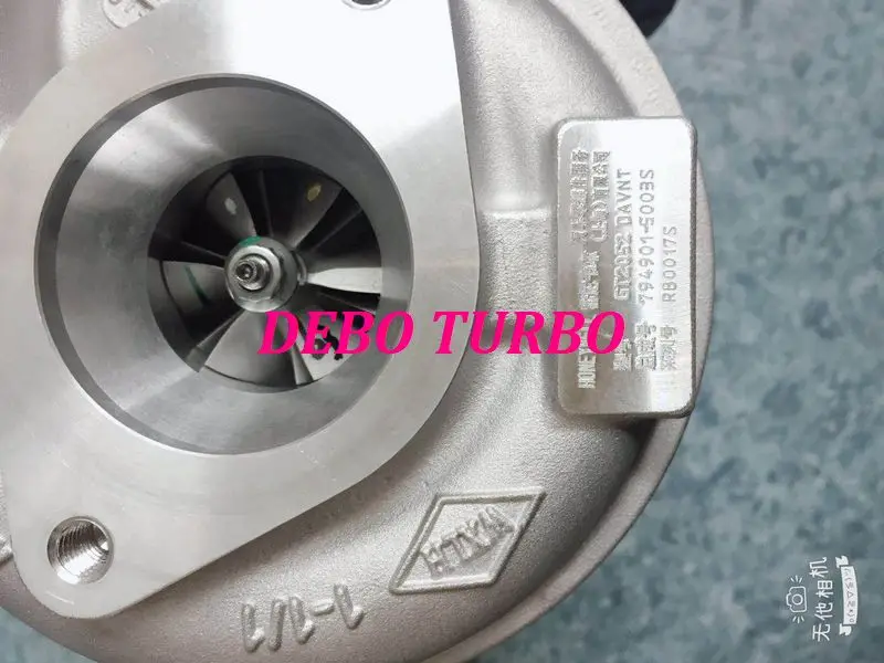 NEW GENUINE GT2052 794901-0003 XAN3-6K682-AC Turbo Turbocharger for Jiangling JMC Transit  JX4D24A4H 2.4L 90KW Euro IV