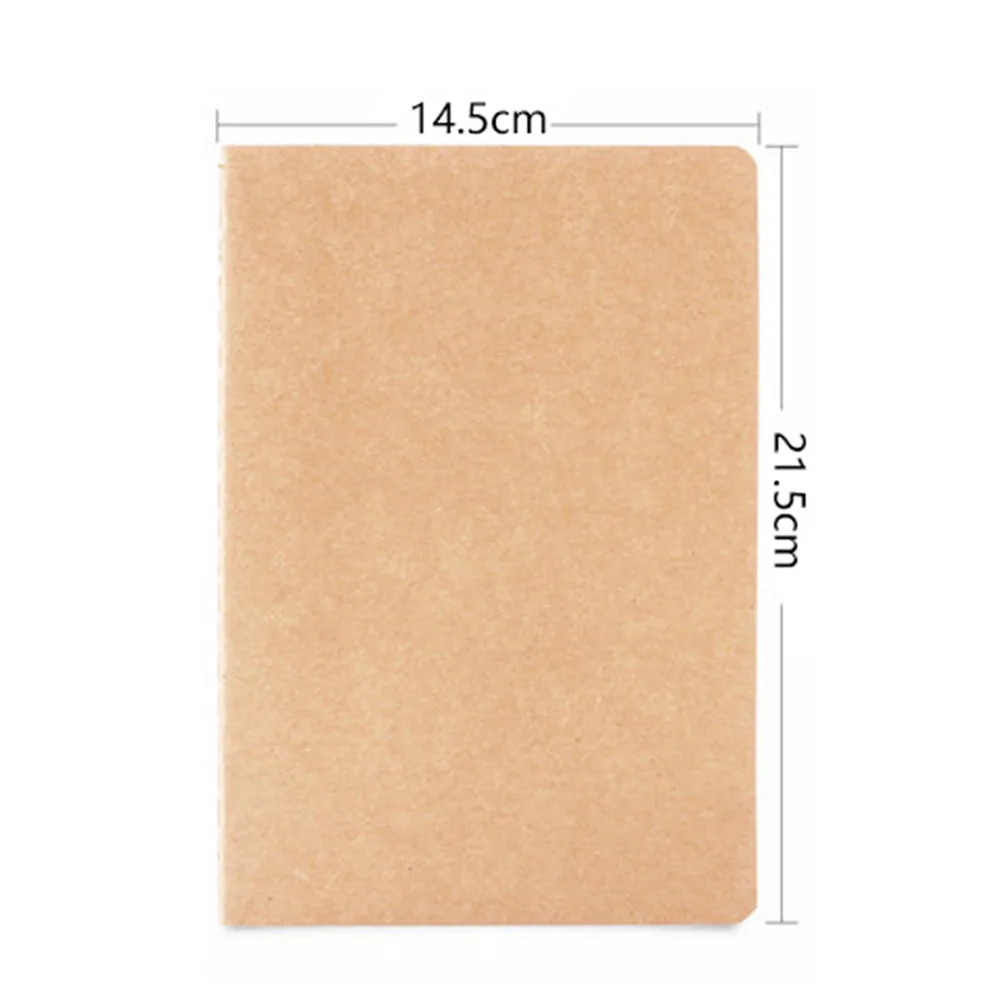 Cuaderno de papel Kraft A5 creativo para estudiantes, Bloc de notas de dibujo diario para niños, suministros escolares de oficina, 30 hojas, 60