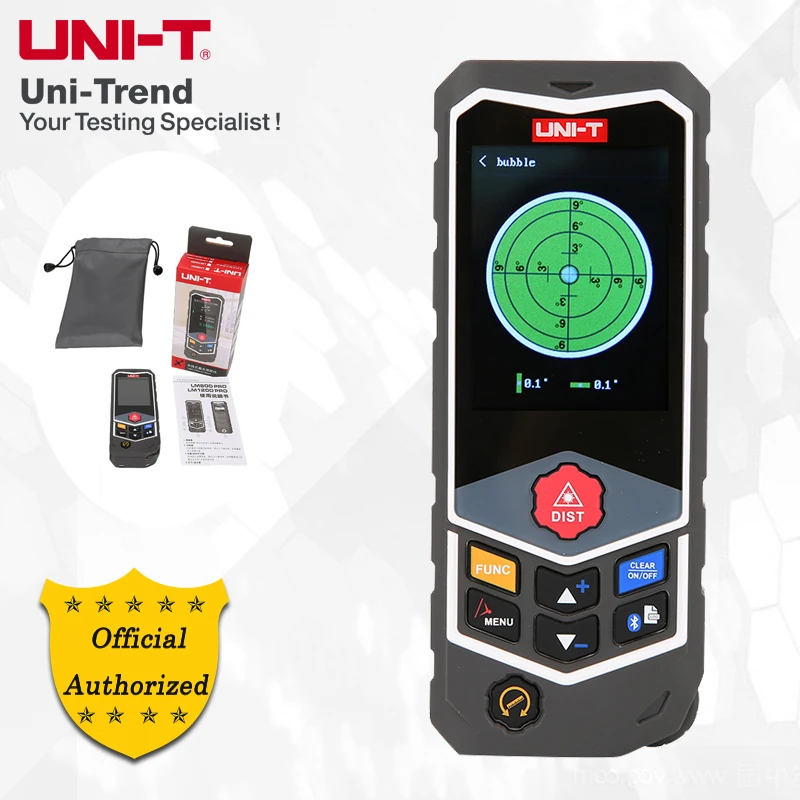 

UNI-T LM80D PRO/LM120D PRO Laser Distance Meters (Curvature Edition); LM50D/LM100D Laser Electronic Ruler / Voice Reading