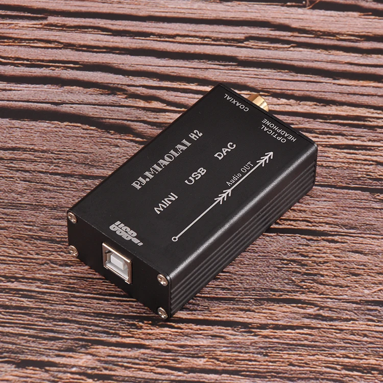 HIFI PCM2704 audio decoder computer external USB sound card to RCA audio / fiber / coaxial digital signal output