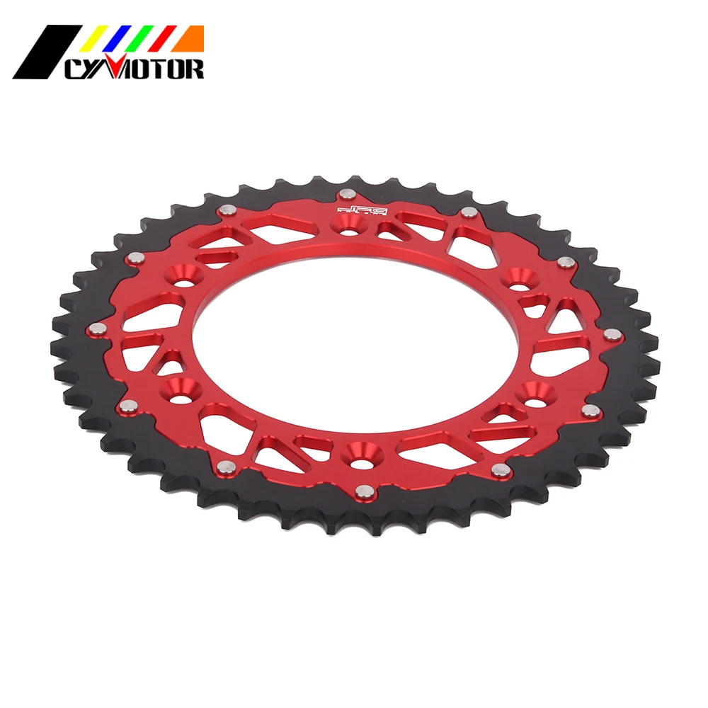 Motorcycle 45 47 48 49 50 51 52 Rear Chain Sprocket For HONDA CR125R CR250R CR500R CRF XR 125 230 250 450 400 600 650 R X L